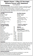 Weight Gainer Protein (Mass Gainer)