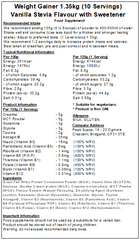 Weight Gainer Protein (Mass Gainer)