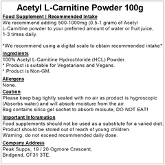 Acetyl L-Carnitine Powder