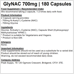 GlyNAC 700mg Capsules