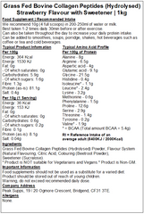 Grass Fed Collagen Protein Powder Hydrolysed (Bovine Type 1) - 90% Protein