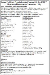 Grass Fed Hydrolysed Beef Protein Isolate 95% - HydroBEEF™