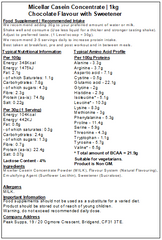 Micellar Casein Concentrate Protein Powder