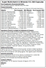 Super Multivitamins & Minerals Capsules V2 (Pure)