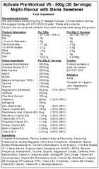 Activate Pre Workout v5
