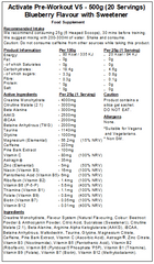 Activate Pre Workout v5