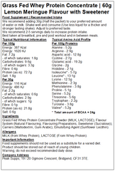 Whey Protein Concentrate 80% - Grass Fed