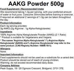 AAKG Arginine Alpha Ketoglutarate (2:1) Powder