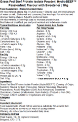 Grass Fed Hydrolysed Beef Protein Isolate 95% - HydroBEEF™