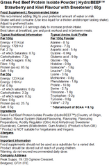 Grass Fed Hydrolysed Beef Protein Isolate 95% - HydroBEEF™