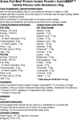 Grass Fed Hydrolysed Beef Protein Isolate 95% - HydroBEEF™