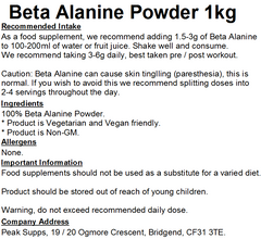 Beta Alanine Powder