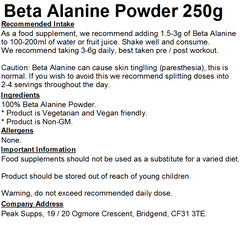 Beta Alanine Powder