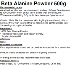 Beta Alanine Powder