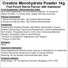 Creatine Monohydrate Powder
