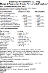 Electrolyte Powder Blend V2 (Calcium, Magnesium, Potassium & Sodium)