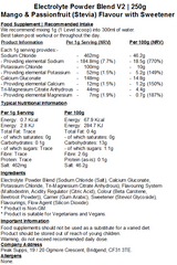 Electrolyte Powder Blend V2 (Calcium, Magnesium, Potassium & Sodium)