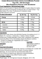 iBCAA Powder 2:1:1 (Instant BCAA) Vegan