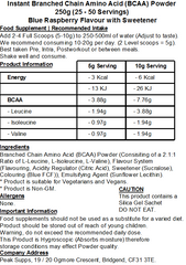 iBCAA Powder 2:1:1 (Instant BCAA) Vegan