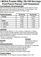 iBCAA Powder 2:1:1 (Instant BCAA) Vegan