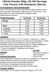 iBCAA Powder 2:1:1 (Instant BCAA) Vegan