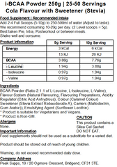 iBCAA Powder 2:1:1 (Instant BCAA) Vegan