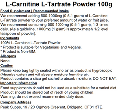 L-Carnitine L-Tartrate Powder