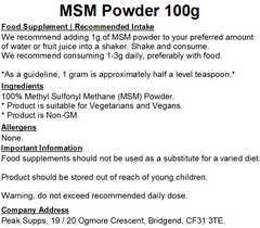 MSM Powder