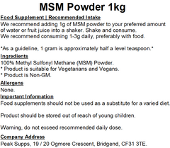 MSM Powder