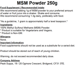 MSM Powder
