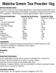 Matcha Green Tea Powder