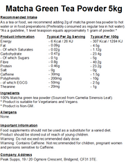 Matcha Green Tea Powder