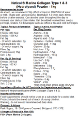 Naticol® Marine Collagen Type 1 & 3 (Hydrolysed) Powder
