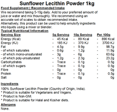 Sunflower Lecithin Powder