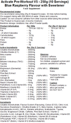 Activate Pre Workout v5