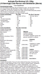 Activate Pre Workout v5