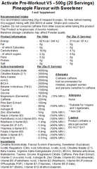 Activate Pre Workout v5