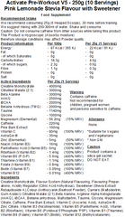 Activate Pre Workout v5