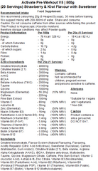 Activate Pre Workout v5