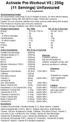 Activate Pre Workout v5