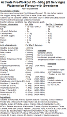 Activate Pre Workout v5