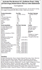 Activate Pre Workout v5 (Caffeine & Stimulant Free)