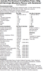 Activate Pre Workout v5 (Caffeine & Stimulant Free)