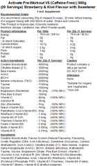 Activate Pre Workout v5 (Caffeine & Stimulant Free)
