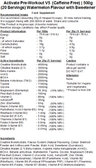 Activate Pre Workout v5 (Caffeine & Stimulant Free)