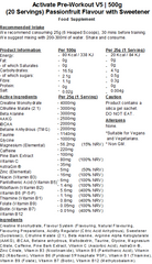 Activate Pre Workout v5