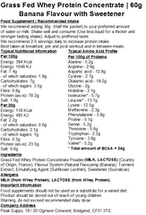Whey Protein Grass Fed - 60g Sample Bundle