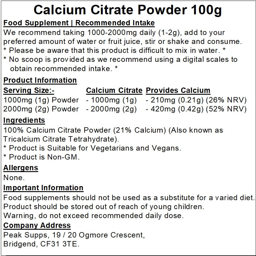 calcium citrate