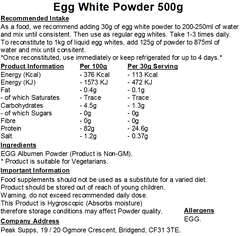 Egg White Powder