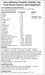 Intra Workout Powder